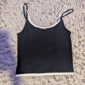 Black And White Pacsun Top W/